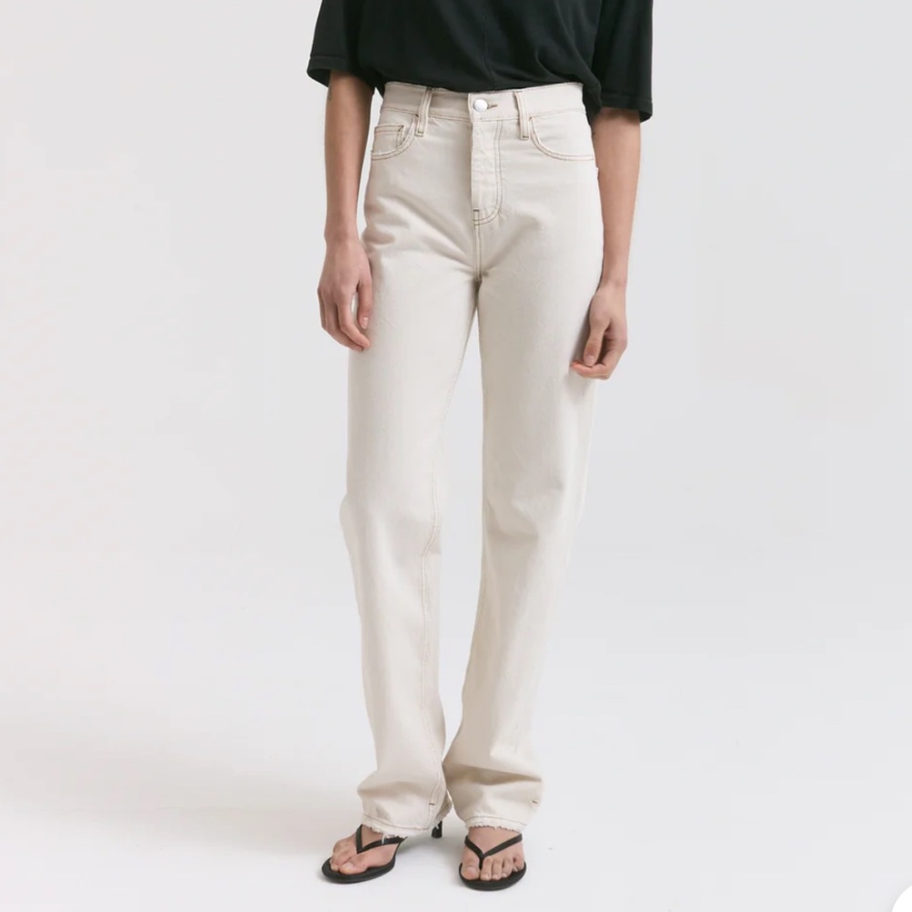 DALA Denim Amazing High-Waisted Ally Jeans in Salt Sz 26 $186!!
